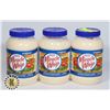 Image 1 : 3 JARS MIRACLE WHIP 890ML