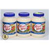 Image 1 : 3 JARS MIRACLE WHIP 890ML
