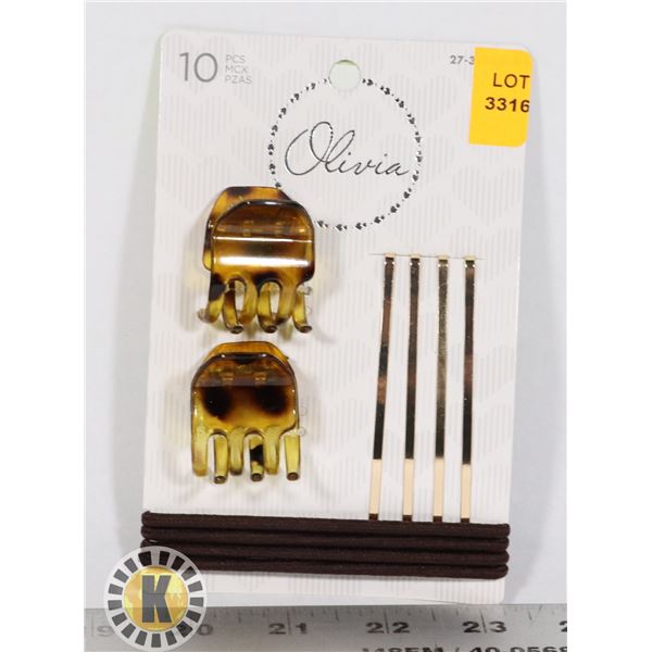 NEW 10 PC HAIR ACCESSORIES