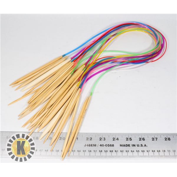 32PC KNITTING NEEDLES