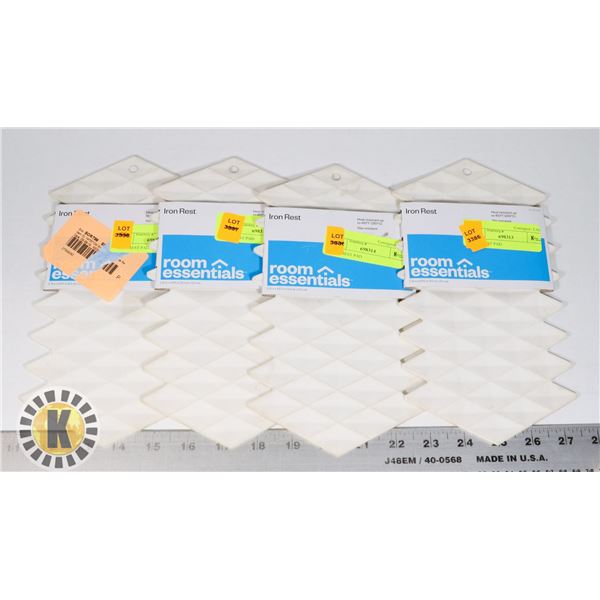4 NEW IRON REST PADS