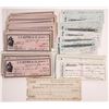 Image 1 : Virginia City Check Collection (1880s)   [150107]