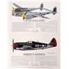 Image 1 : WWII American Ace Fighter Pilot Prints By Artist Ernie Boyette (2)  [150975]