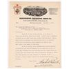 Image 1 : Winchester Repeating Arms Co. Letterhead signed by Winchester Bennet V.P.  [150528]