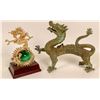 Image 1 : Dragons, Metal & Ceramic Figurines  (2 Contemporary)  [105997]