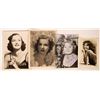 Image 1 : Autographed Photos 1940's Actresses (5)  [127677]