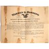 Image 1 : President Warren G. Harding Autographed Appointment  [141533]