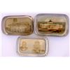 Image 1 : US Grant Memorial Glass Paperweights (3)  [148512]