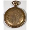 Image 3 : Etched Gold Waltham Pocket Watch  [150469]