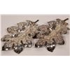 Image 1 : Sterling Silver Candy Dishes, Oak Leaf Design - 2  [138343]