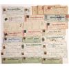 Image 1 : Checks with Adhesive Revenue Stamps  [150118]