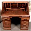 Image 1 : Roll Top Desk - Vintage Oak  [119975]