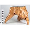 Image 1 : Pine Stool, Short, w/root legs  [149210]