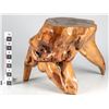 Image 2 : Pine Stool, Short, w/root legs  [149210]