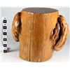 Image 2 : Pine Trunk base stool , short #3  [149213]