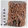 Image 1 : Red Wood Trunk Stool  [149206]