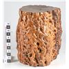 Image 2 : Red Wood Trunk Stool  [149208]