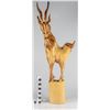 Image 1 : Tree Trunk Sculpture of a Goat  [149071]