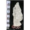 Image 2 : Carved Quartz Sculpture of Buddha  [150870]