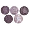 Image 1 : Bust & Liberty Seated Dimes (5)  [150646]