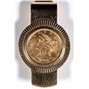 Image 1 : Liberty Head $5 U.S. Gold Piece Money Clip  [136184]