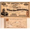 Image 1 : El Taste Silver Mining Company Stock Certificate  [107794]