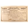 Image 1 : Farmer's & Trader's Bank of Kimball, Dakota Stock, D.T. 1886  [118582]