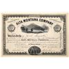 Image 1 : Alta Montana Company Stock Certificate  [128116]