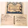 Image 1 : Silver-Lead-Zinc World Mining Stock Certs (3)   [130454]
