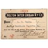 Image 1 : Holton Inter-Urban Ry. Co. Pass  [150163]