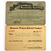 Image 1 : Minnesota Railroad Passes (2)  [150158]