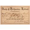 Image 1 : Omaha and Northwestern Railroad Pass  [150165]