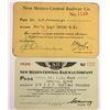 Image 1 : New Mexico Central Railway Passes (2)  [150170]