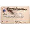 Image 1 : Houston and Shreveport Railroad Pass  [150155]