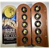 Image 2 : BANK OF ISREAL 10-PIECE 10 COMMANDMENTS GOLD COINS