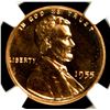 Image 2 : 1955 LINCOLN CENT NGC PF-67 RD