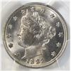 Image 2 : 1883 W/CENTS LIBERTY NICKEL PCGS MS-66