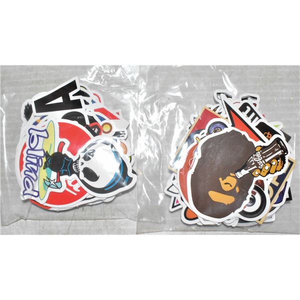 2 BAGS OF STICKERS