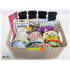 Image 1 : LOT OF ASSORTED CRAFT SUPPLIES INCLUDING DIFFERENT