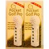 Image 1 : NEW POCKET GOLF PRO GOLF TIP RECORDER ? 2 PACK