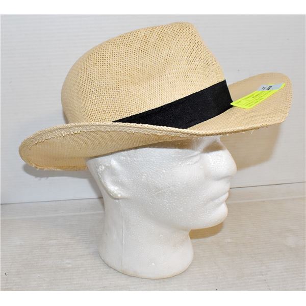 NEW XL  BLACK AND BROWN  SUN HAT, HBC SES