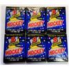 Image 1 : 1)  LOT OF 6 FACTORY SEALED PACKAGES OF 1990