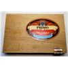 Image 2 : 37)  WOODEN CIGARELLO BOX AND A COLLECTION OF