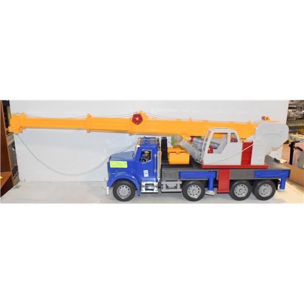 KIDS TOY HEAVY DUTY CRANE TRUCK, MADE BY DRIVEN