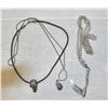Image 1 : GRENADE, HATCHETT, & SKULL ESTATE NECKLACES