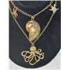 Image 1 : ESTATE OCTOPUS & CONCH SHELL NECKLACES