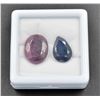 #246-RED RUBY&SAPPHIRE GEMSTONE 25.50CT