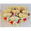 Image 1 : BOX OF 9 LOVEY BEARS FIGURINES