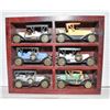 Image 1 : 6 VINTAGE CAR MODELS WITH DISPLAY