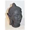 Image 1 : GARDEN/PATIO BUDDHA HEAD - BLACK COLOR